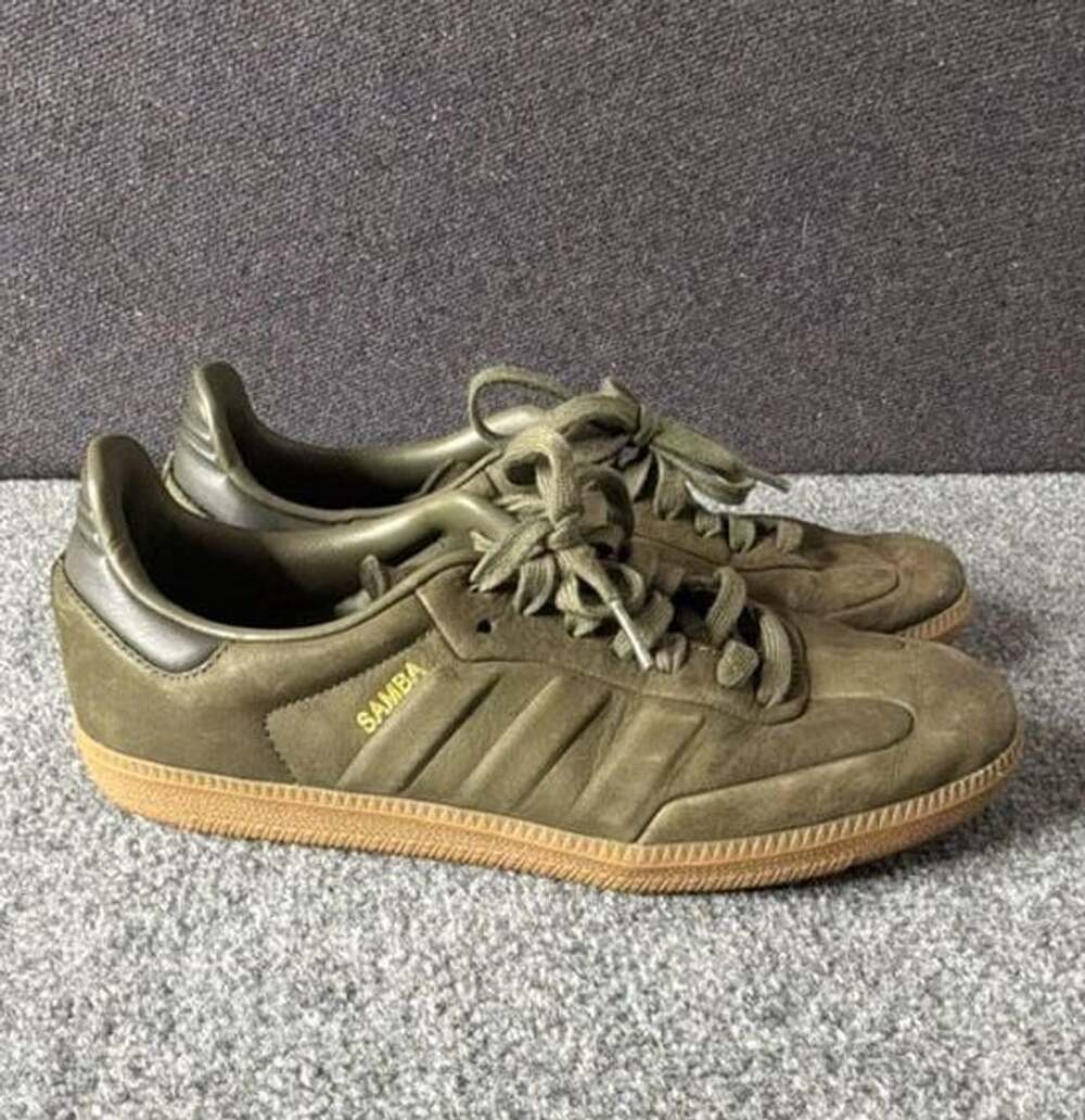 Adidas Samba Olive Strata Gum Sneakers Mens